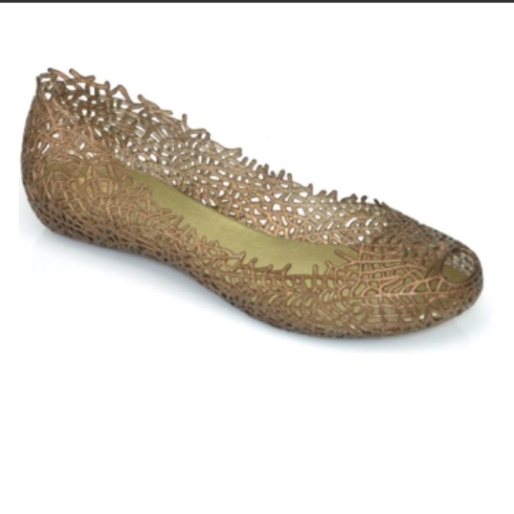 Melissa Jelly cut-out flat peep toe EUR 37